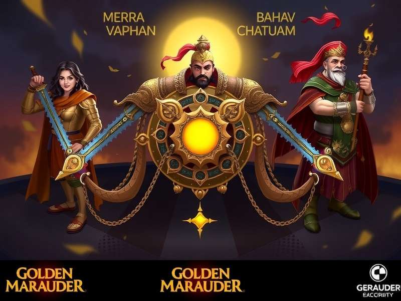 Golden Marauder World Map